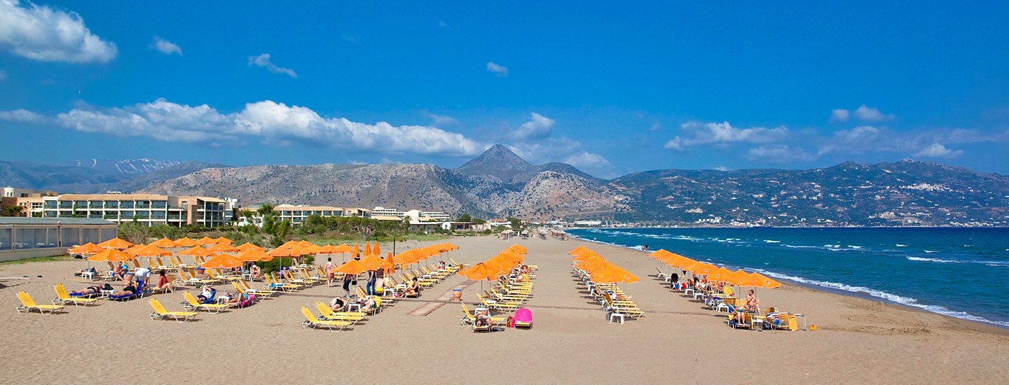 beach of Ammoudara at Heraklion